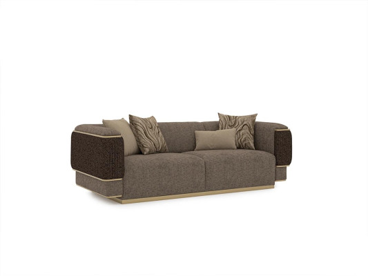 Sofa set 4-piece textile sofa three-seater upholstery armchair new two-seater sofa
