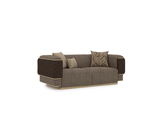Sofa set 4-piece textile sofa three-seater upholstery armchair new two-seater sofa