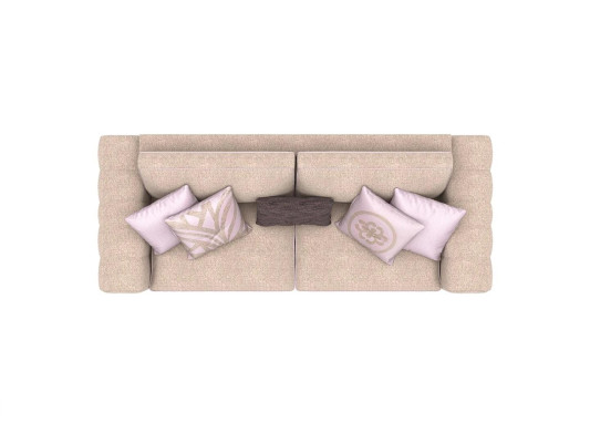 Beige Three Seater Sofa Couch Living room Upholstered furniture Furnishings new Furniture