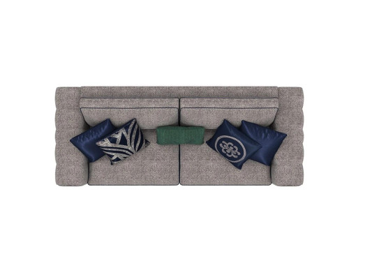 Modern Gray Sofa Couch Luxury Furniture Living room Furnishings Upholstered furniture