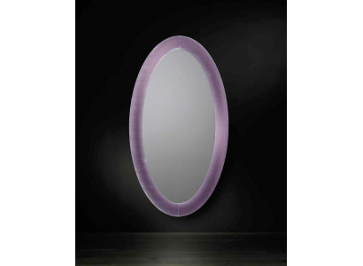 Living room hallway standing mirror with frame violet new material glass with velvet