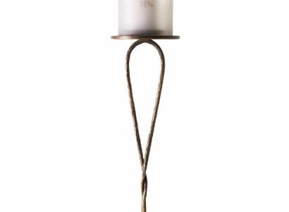 Candle holder for living room and hallway material brass bronze finish restored