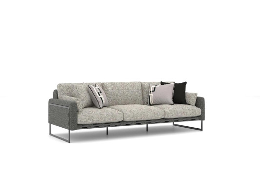 new Sofa Three Seater Modern Textile Gray Couch Upholstered furniture Living room Sofas