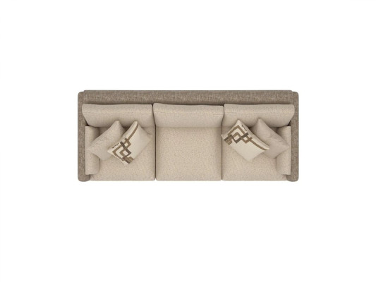 new three-seater sofa beige upholstered furniture couch living room luxury design