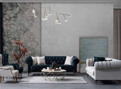 White Living room Armchair Luxury textile furniture single seater cocktail chair