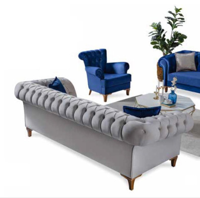 Living room Luxury Armchair Single Seater Modern Cocktail Chair Upholstered furniture