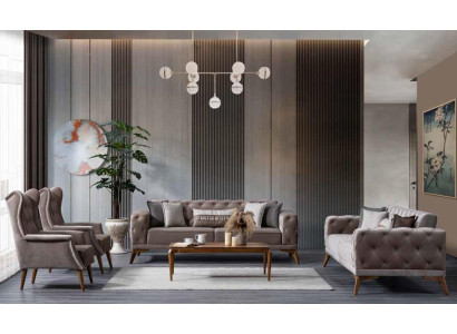 Armchair 1-Seater Armchair soft Armchair for Living room Comfortable Armchair Gray new