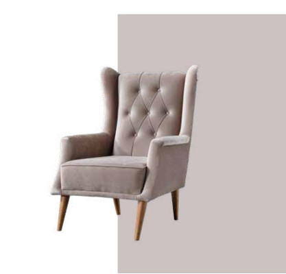 Armchair 1-Seater Armchair soft Armchair for Living room Comfortable Armchair Gray new