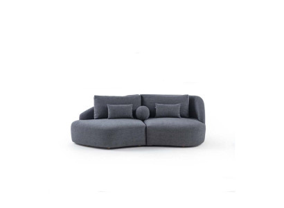 Stylish Gray Three-Seater Living room 3-Seater Sofa Modern Couches