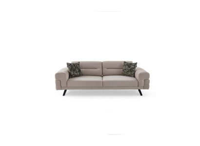 Light Beige 3-Seater Living room Three Seater Luxury Upholstery Couches