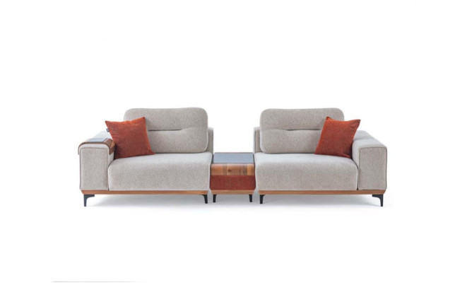 Stylish 3-seater with an insert table designer living room couches