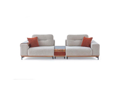Stylish 3-seater with an insert table designer living room couches