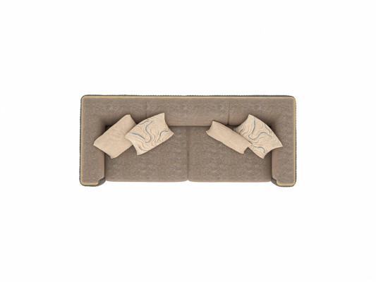 Gray Three Seater Sofa Luxury Design Upholstered furniture Modern Living room Sofas Couch