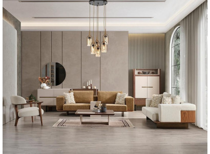 Luxury Sofa set Sofa Suite Sofas 4 3 1 Seater Fabric 3pcs Modern Set