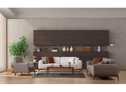 Sofa set sofa luxury 2x sofas 3 seater 1 seater modern 3-piece set modern