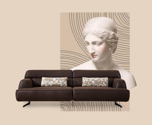 Sofa 3 Seater Designer Sofa Couch Upholstery Sofas Couches Fabric Leather new
