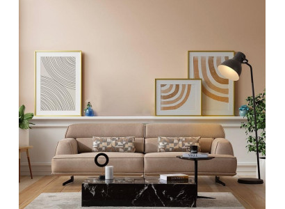 Sofa 3 Seater Designer Sofa Couch Sofas Couches Fabric Textile new Upholstery