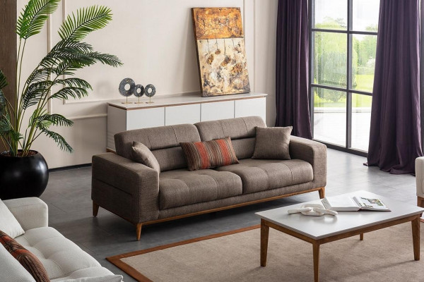 Luxury Living room Sofa Three Seater Couch Modern Design Upholstered Sofas