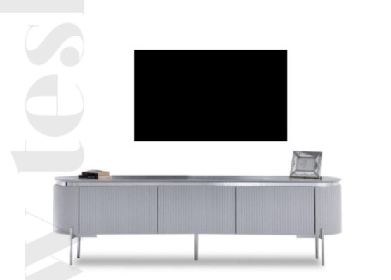 TV wardrobe in gray new Luxury
