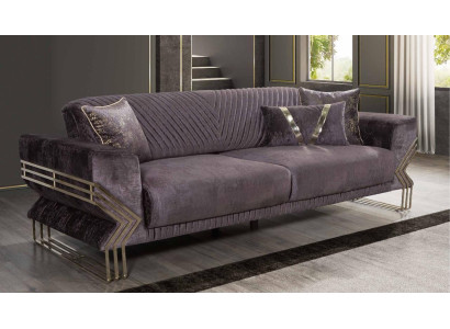 Elegant three-seater modern living room luxury couch upholstery 3 seater