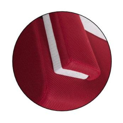 Red Stylish Corner sofa L-shape Couch Designer Living room Wood Suite