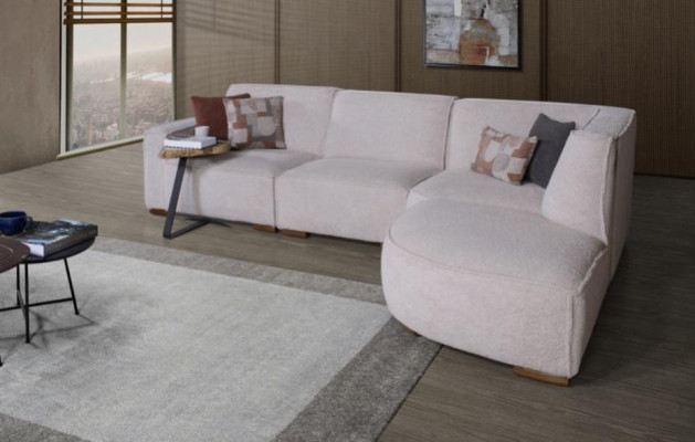 exclusive s White Corner sofa L-shape Living room Designer Couch Modern Furniture