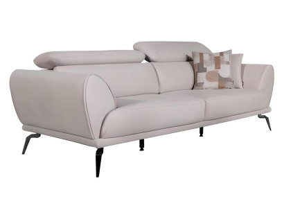 White Living room 3-Seater Designer Luxury Couch Modern Seating Furniture new