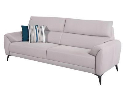 White upholstered sofa designer couches fabric sofas living room seating furniture