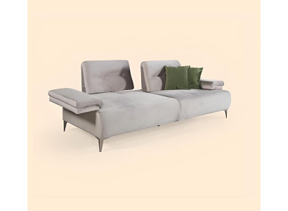 Light beige sofa Designer 3-Seater Living room Noble couches Modern sofas