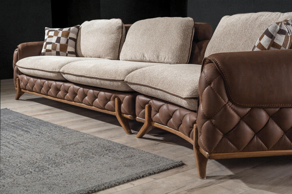 Stylish 4-seater luxury sofas living room couches exclusive s leather sofa