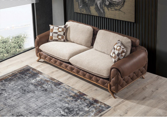 Stylish 3-Seater Sofa Designer Living room Couch exclusive r three-seater