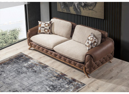 Stylish 3-Seater Sofa Designer Living room Couch exclusive r three-seater
