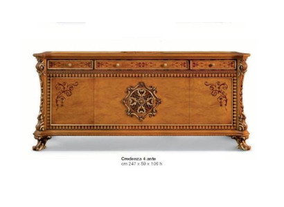 Luxury Chest of drawers xxl Sideboard Chests of drawers Wood Sideboard Furniture Wardrobe Brown