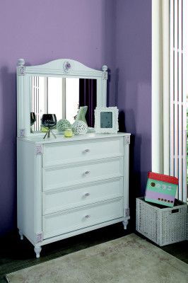 Childrens room Modern Chest of drawers with Mirror with Drawers Furniture Designer Room
