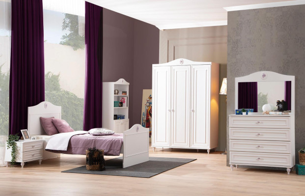 Wardrobe Designer Wardrobe Noble Wood Luxury Children's Room 140cm