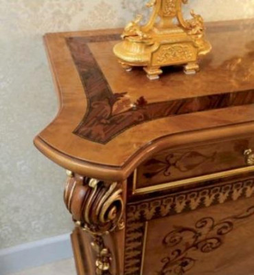 Brown Wood Sideboard for the Dining room - Elegant Furniture Wardrobe Sideboard