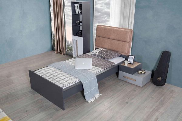 Children's room set bed bedside table youth room modern design 6 pieces.