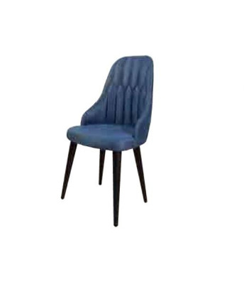 Original dining stool Blue color with a soft back for your dining room
