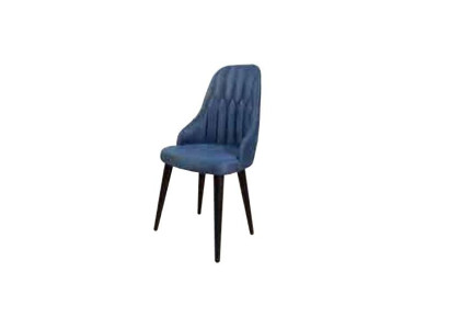 Original dining stool Blue color with a soft back for your dining room