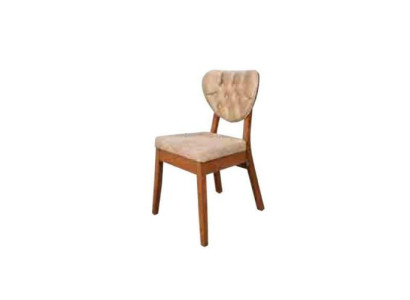 Beige wooden chair Chesterfield Chair Designer upholstered chairs Luxurious seating furniture