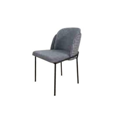 Original gray chair on stainless steel legs for your dining room New model