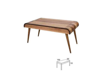 Wood Coffee table on wooden legs for your living room Original design model new