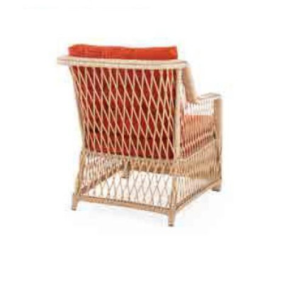 Sofa set garden furniture table stool armchair veranda seating group 6 pieces.