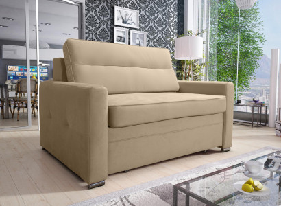 Design Couch Fabric Chesterfield Armchair 1.5 Seater Upholstery Sofas Lounge Club