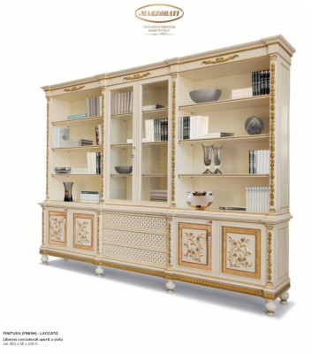 Bookshelf Standing Shelf Beige File Shelf Office Shelf XXL Book Shelf