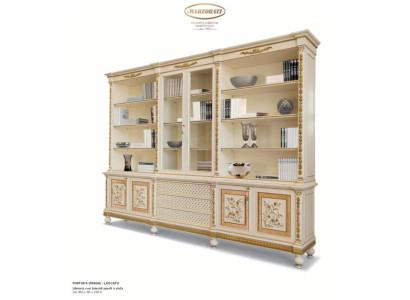 Bookshelf Standing Shelf Beige File Shelf Office Shelf XXL Book Shelf