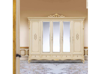 Wardrobe Big Wardrobe Clothes Cabinets Bedroom Mirror XXL