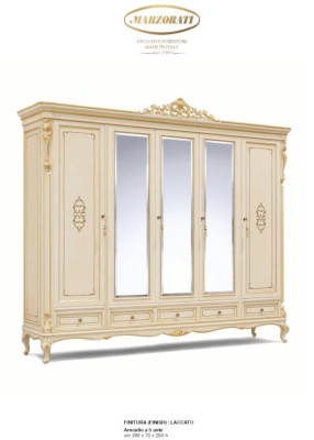 Wardrobe Big Wardrobe Clothes Cabinets Bedroom Mirror XXL