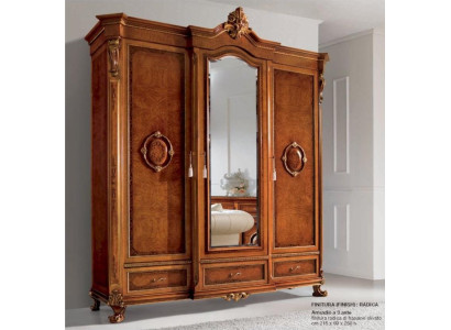 Wardrobe Brown Cabinets Clothes Bedroom Wood Furniture Wardrobe