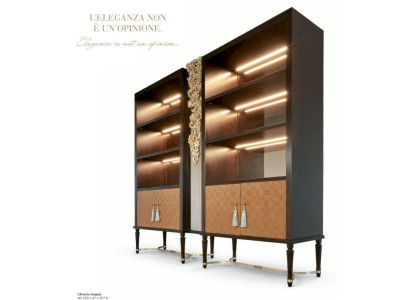 Display case Cabinets Brown Showcases Luxury Wardrobe Office LED Living room